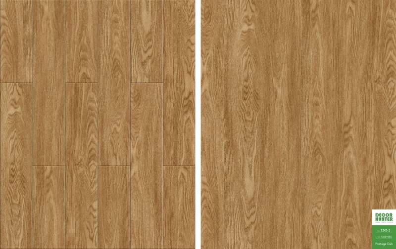 1243 Portage Oak｜Wood Grain Vinyl Flooring Film