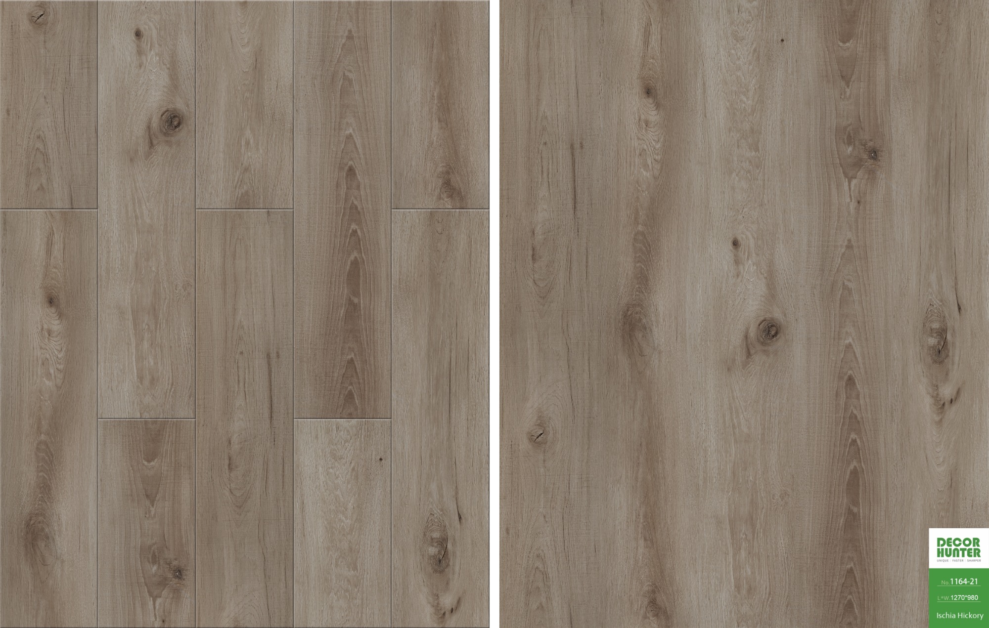 1164 Ischia Hickory｜Wood Grain Vinyl Flooring Film