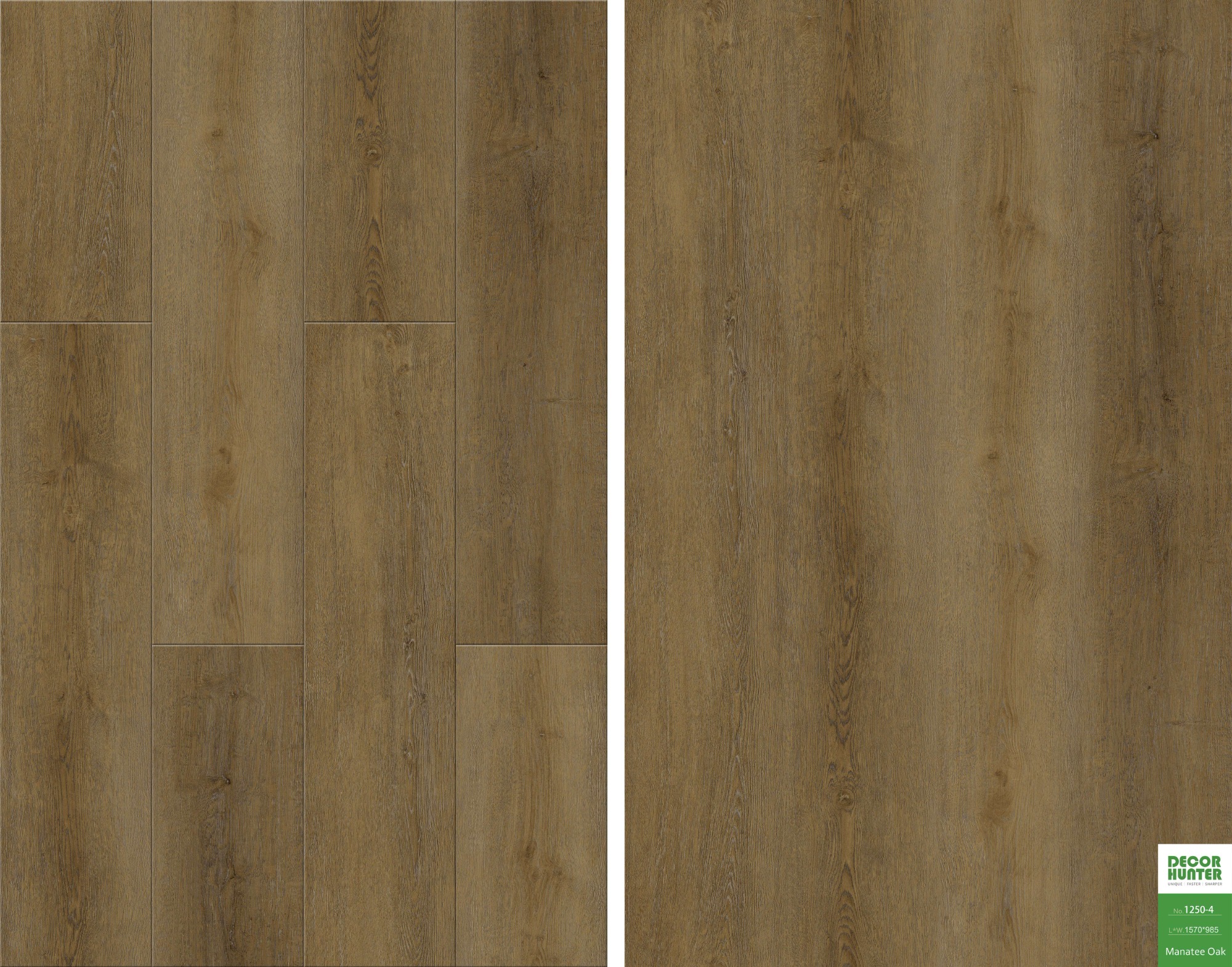 1250 Manatee Oak｜Wood Grain Vinyl Flooring Film