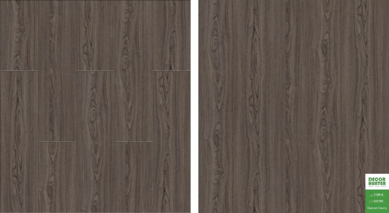 1104 Detroit Cherry｜Wood Grain Vinyl Flooring Film