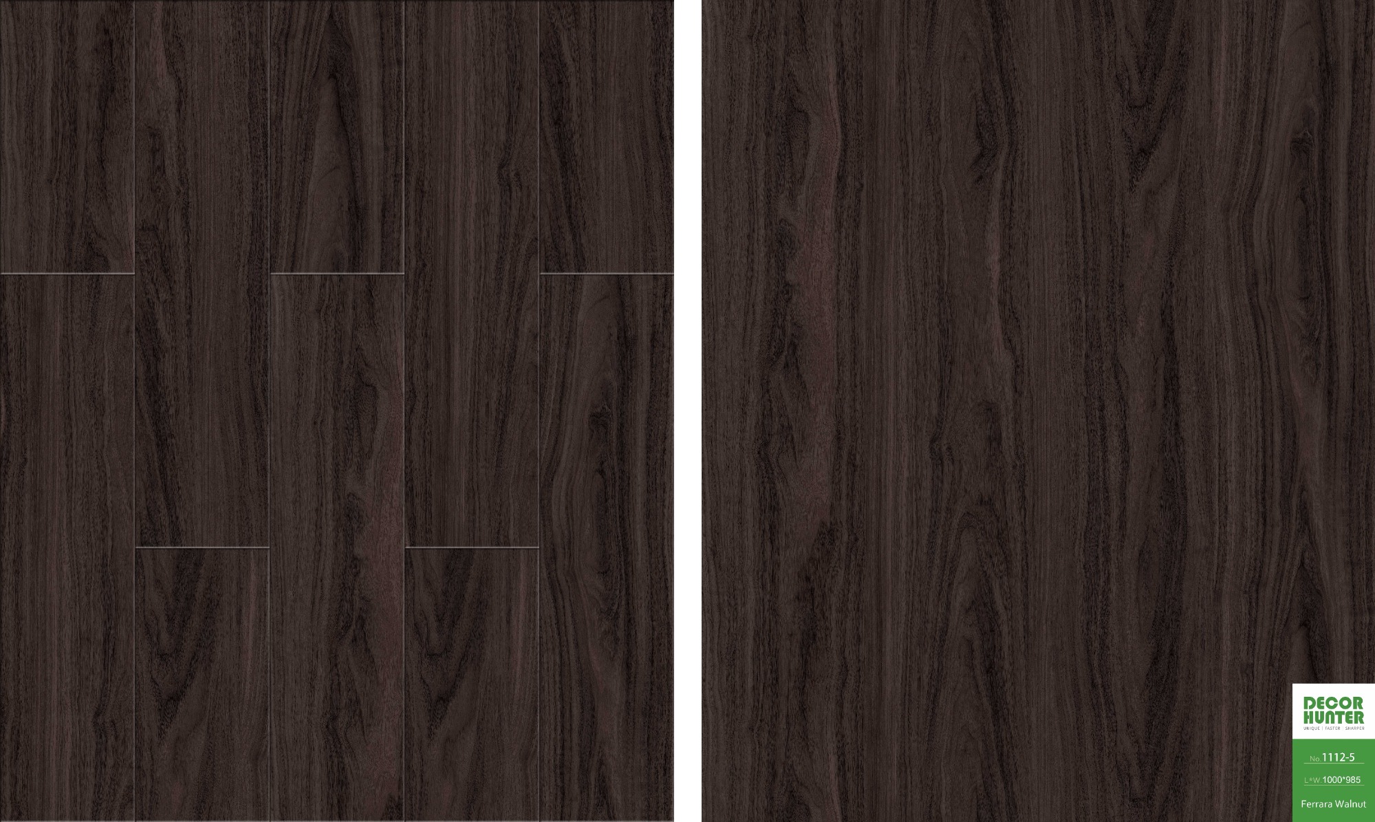 1112 Ferrara Walnut｜Wood Grain Vinyl Flooring Film