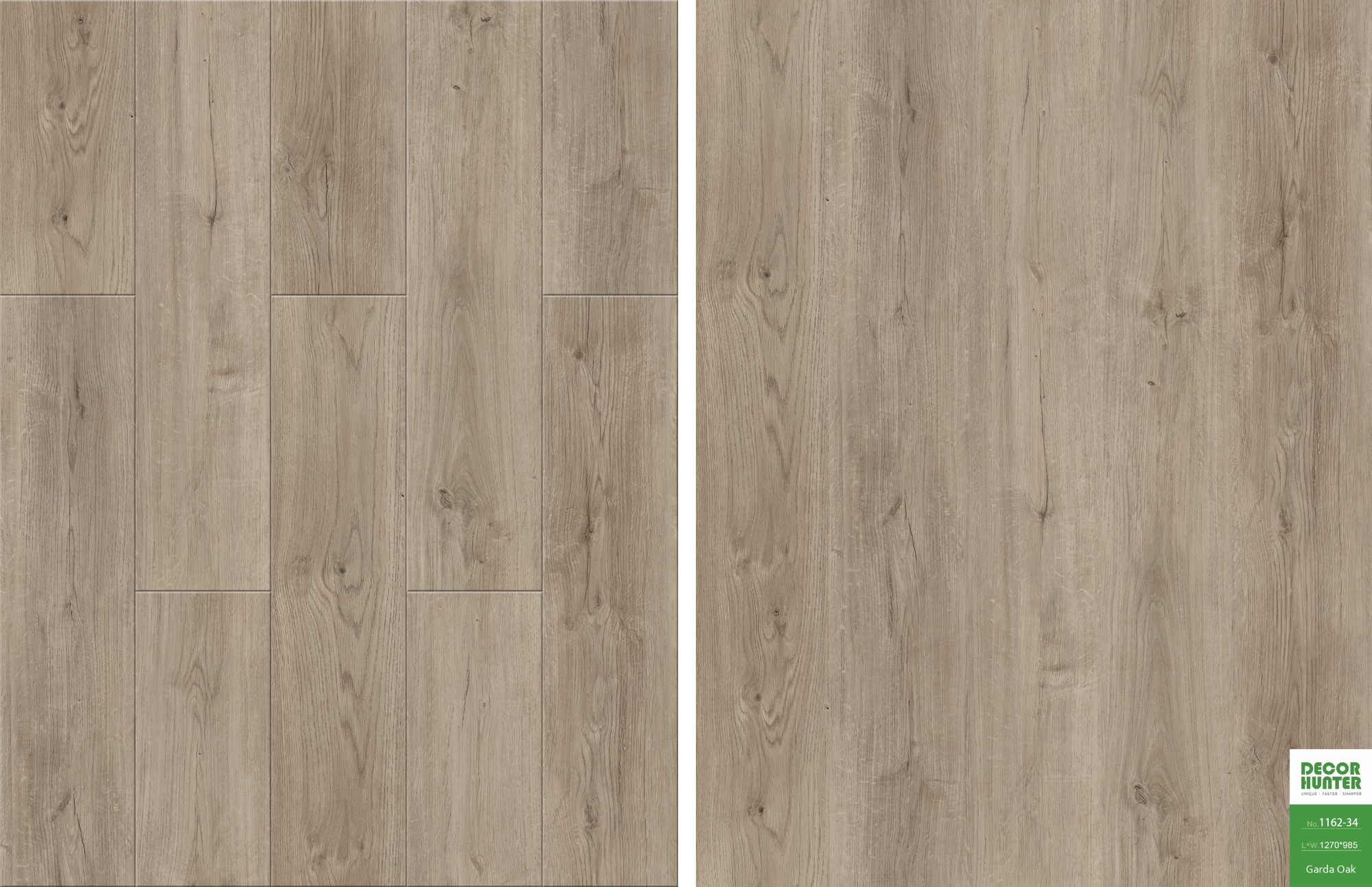 1162 Garda Oak｜Wood Grain Vinyl Flooring Film