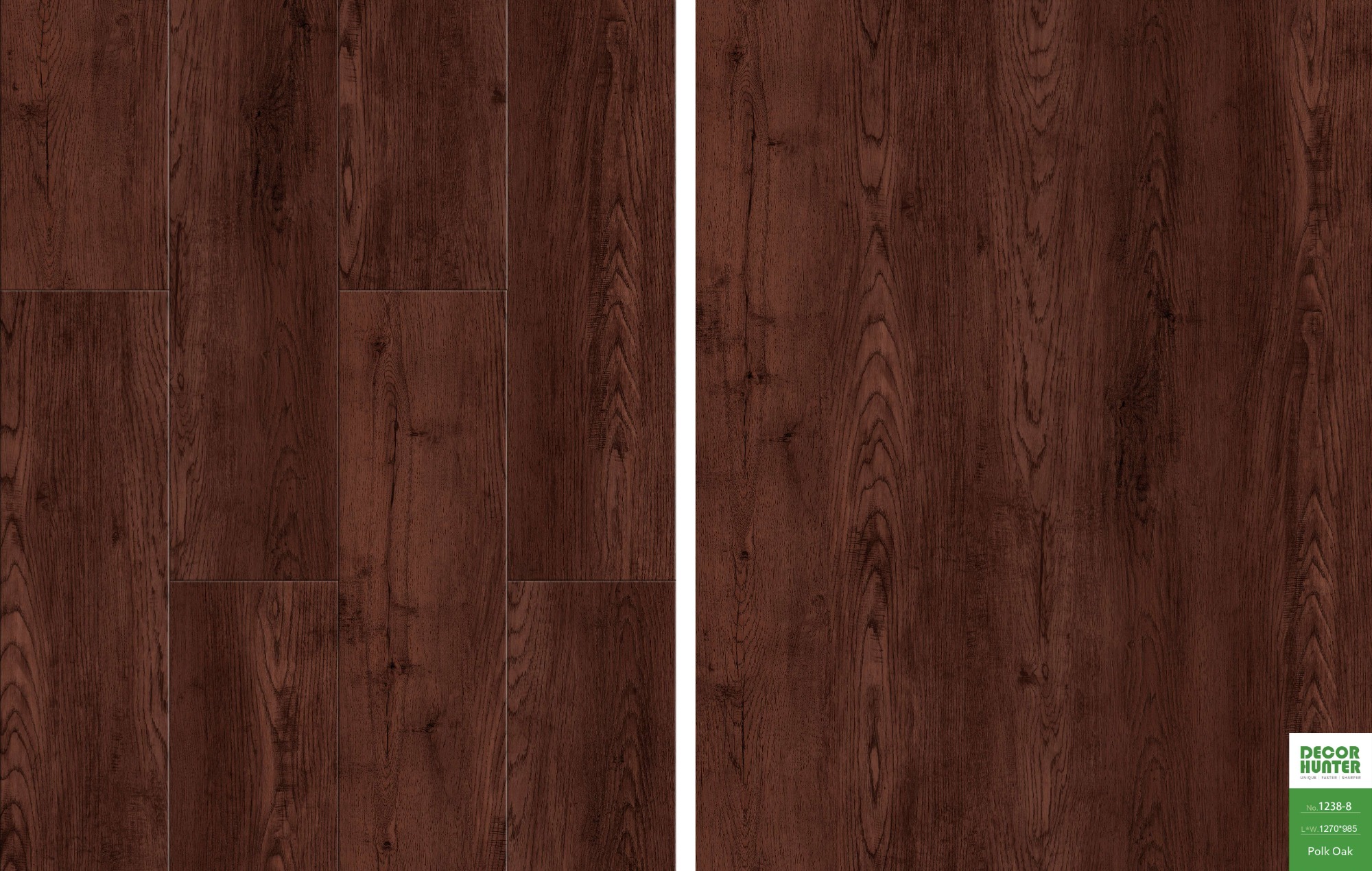 1238 Polk Oak ｜Wood Grain Vinyl Flooring Film