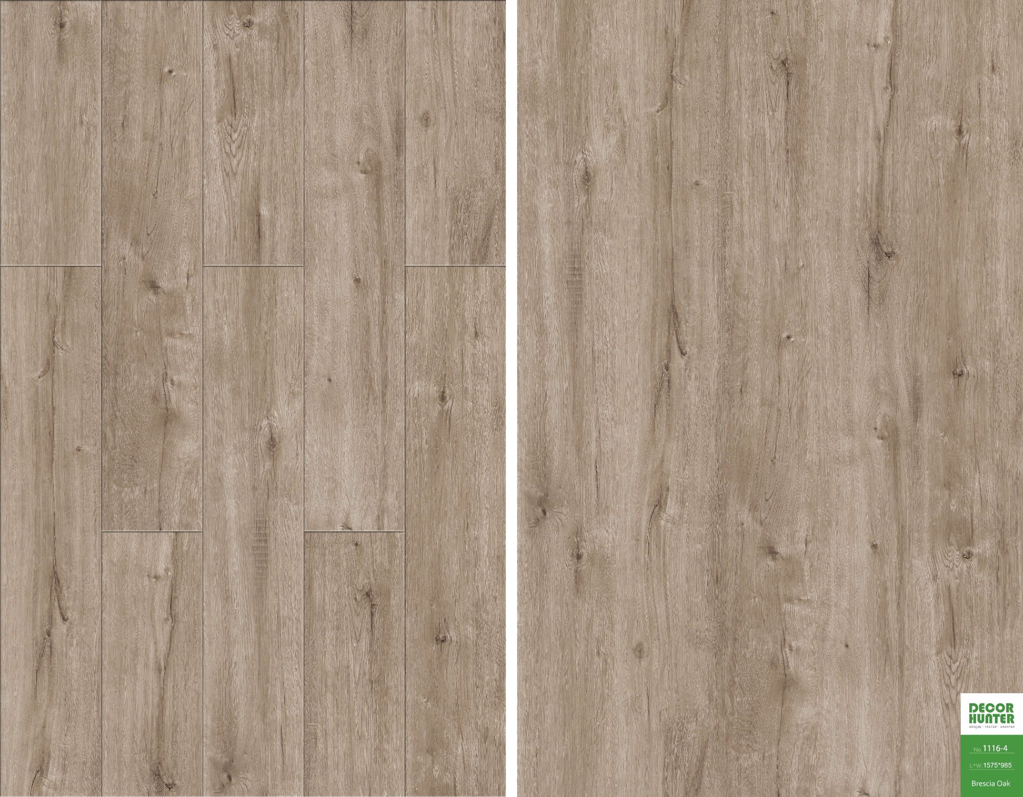 1116 Brescia Oak｜Wood Grain Vinyl Flooring Film