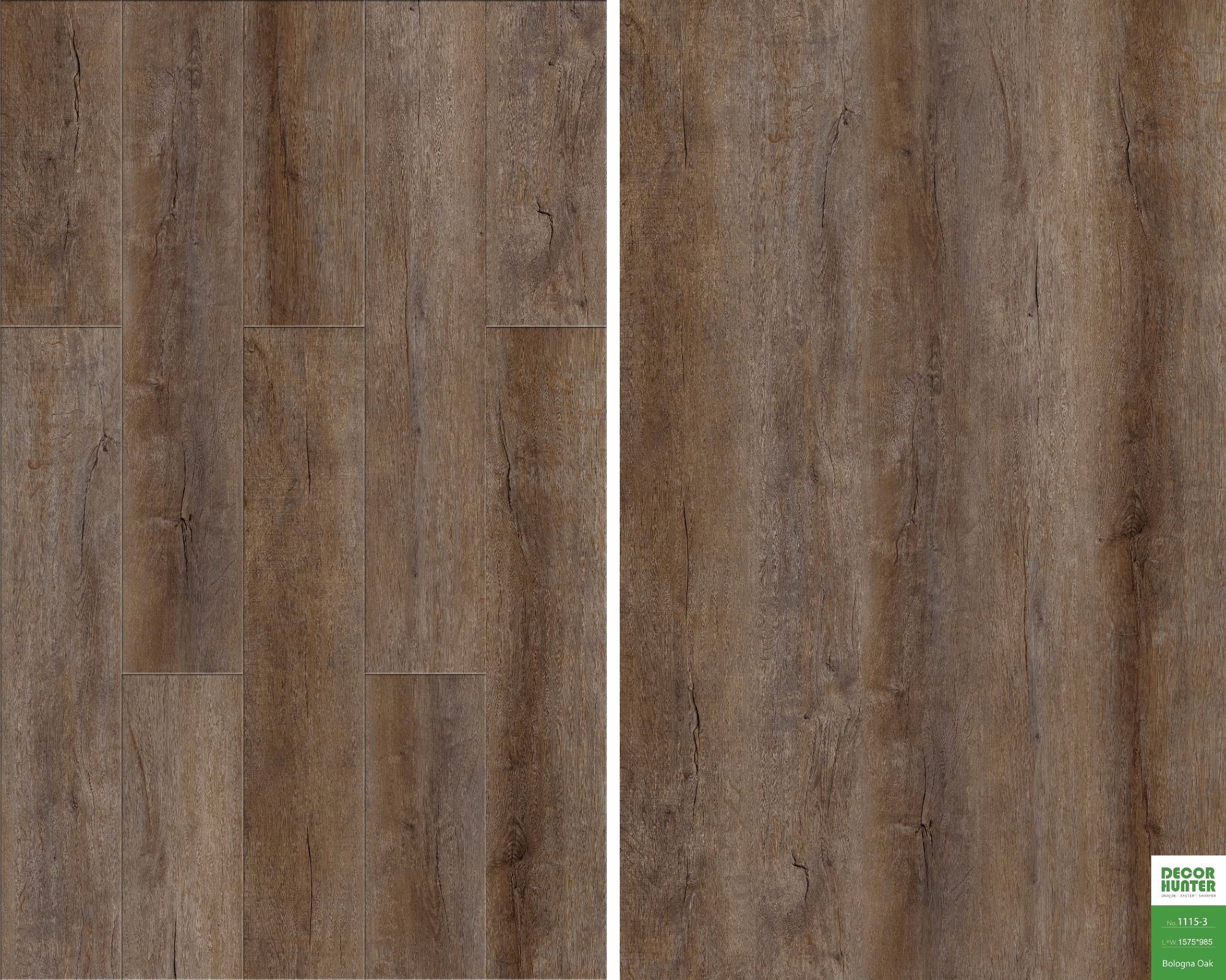 1115 Bologna Oak｜Wood Grain Vinyl Flooring Film