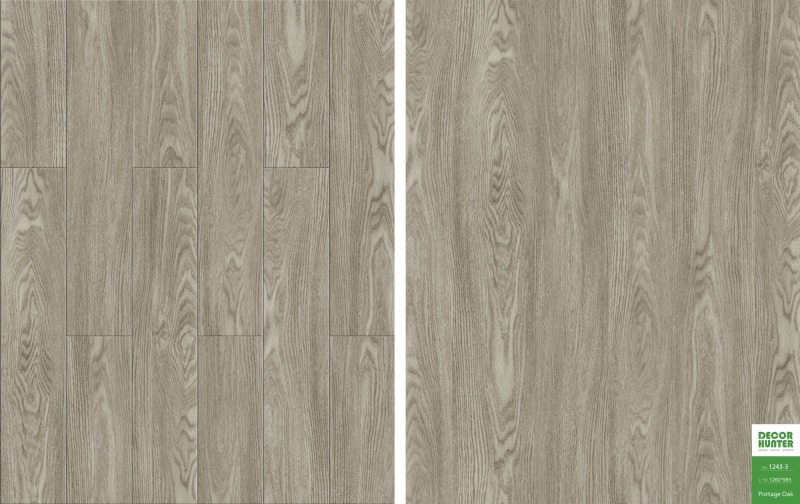 1243 Portage Oak｜Wood Grain Vinyl Flooring Film