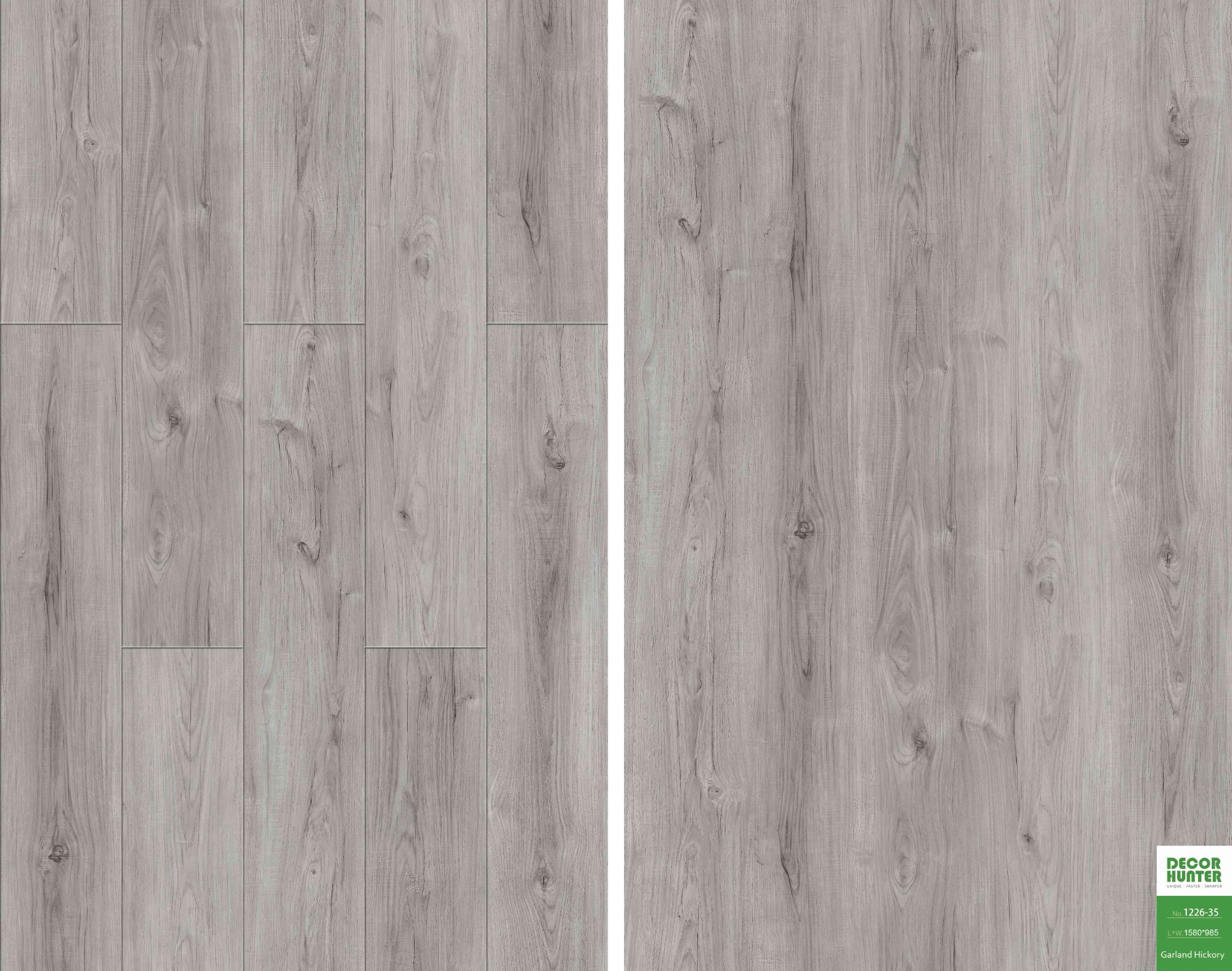 1226 Garland Hickory ｜Wood Grain Vinyl Flooring Film