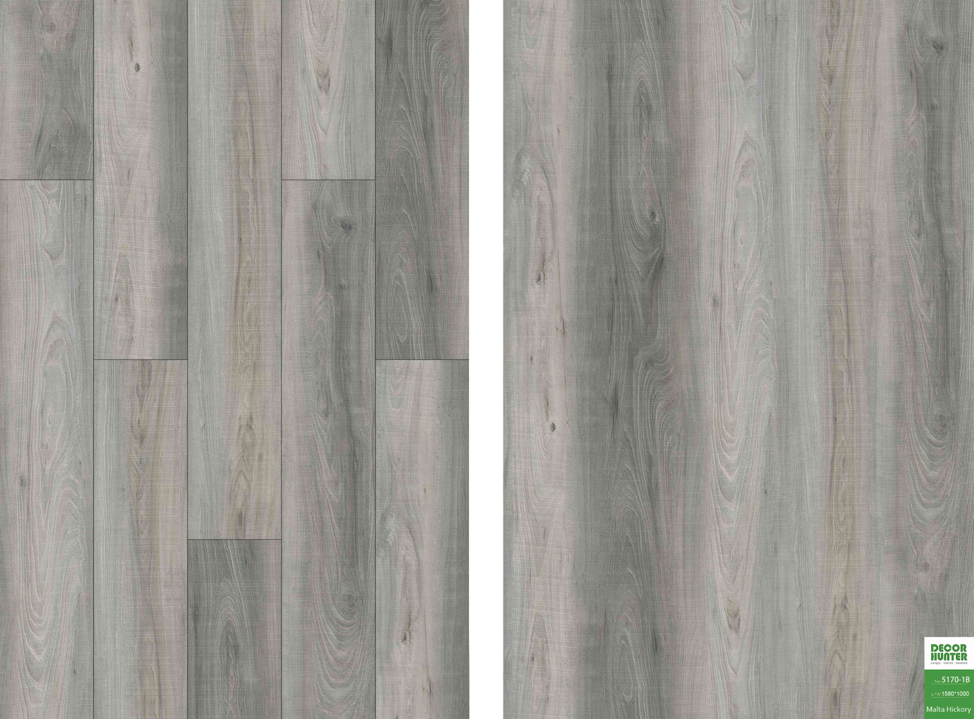 5170 Malta Hickory｜Wood Grain Vinyl Flooring Film