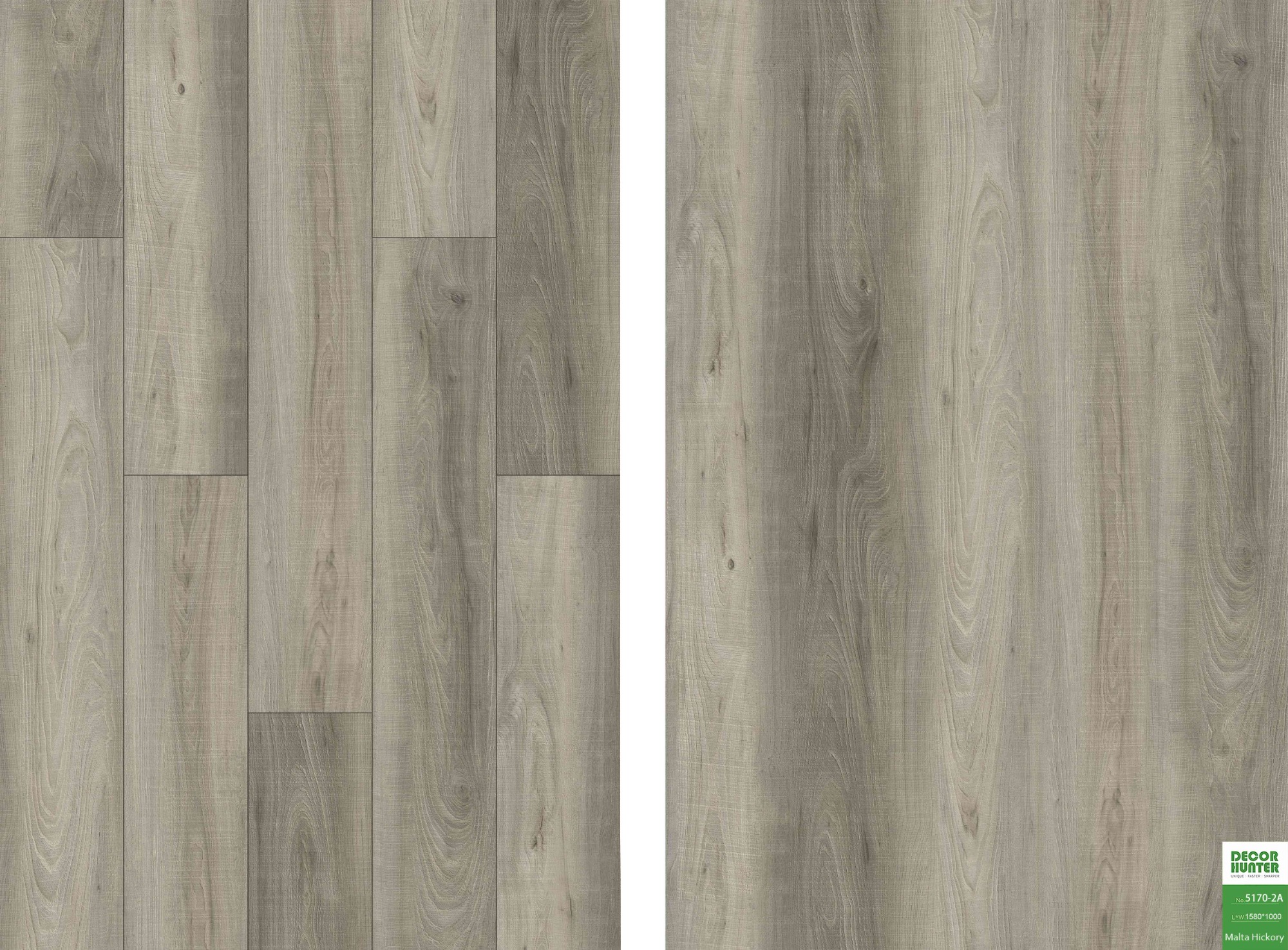 5170 Malta Hickory｜Wood Grain Vinyl Flooring Film