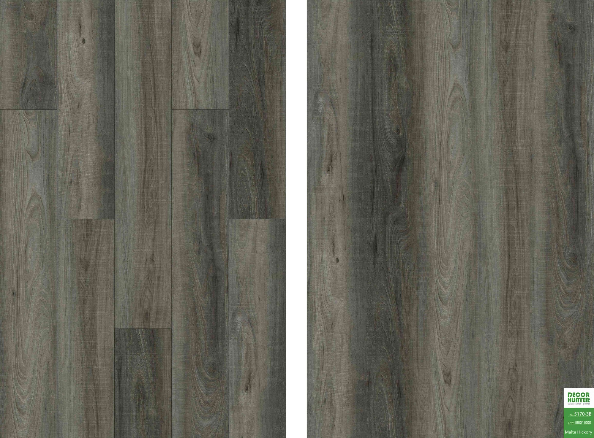 5170 Malta Hickory｜Wood Grain Vinyl Flooring Film