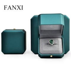 leather jewellery box packaging wedding ring box