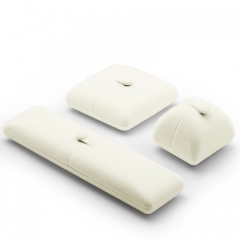 Unique design cream velvet jewelry packaging