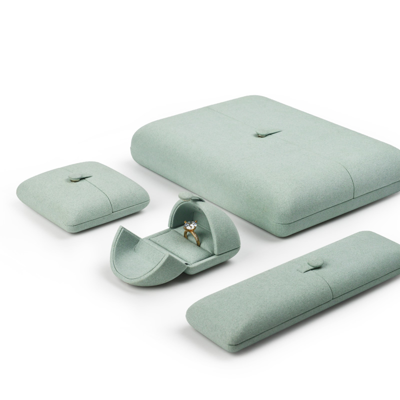 FANXI factory custom logo microfiber jewellery packaging box
