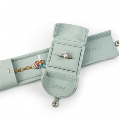 FANXI factory custom logo microfiber jewellery packaging box