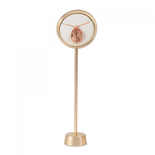 Luxury metal jewellery display stand props for pendant neckalce earring