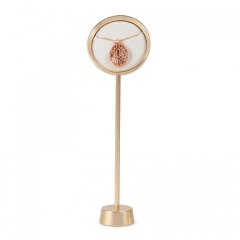 Luxury metal jewellery display stand props for pendant neckalce earring