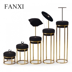 metal jewelry display stand set