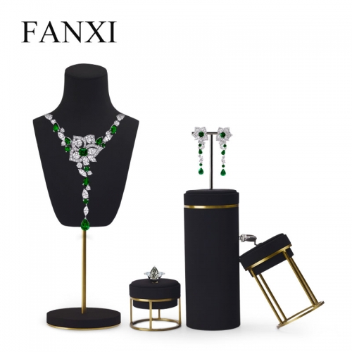 metal jewelry display stand set