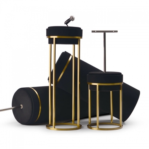 metal jewelry display stand set