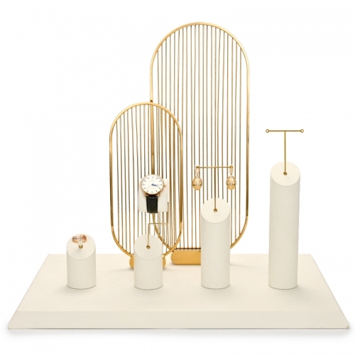 Custom colour counter jewelry display set