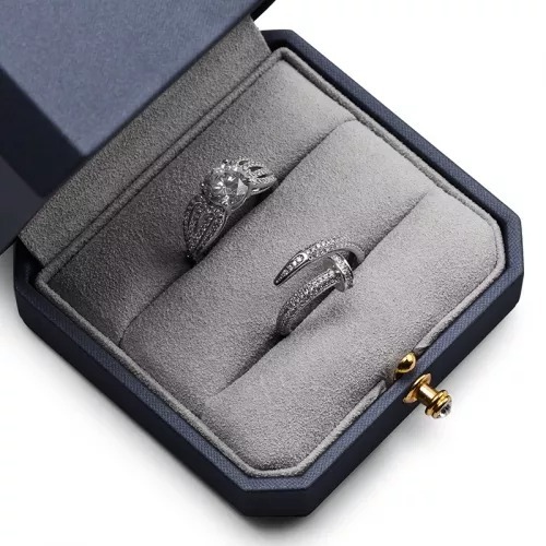 custom leather jewellery packaging box with logo