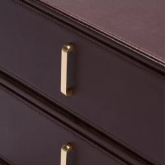 FANXI wholesale brown colour jewelry organizer drawer case