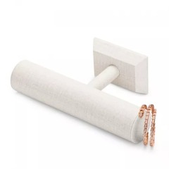 FANXI white/black T bar jewelry display stand for bangle bracelet