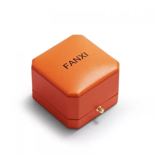 Custom logo/colour leather jewelry packaging box