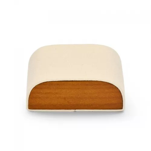 Wooden watch organizer case with glass window
