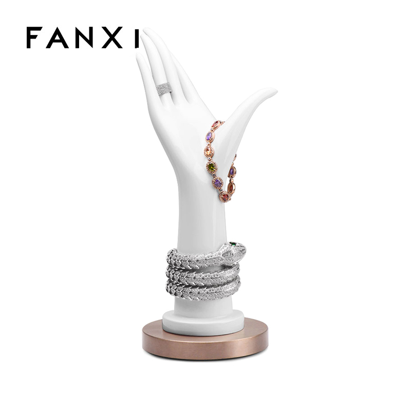 Jewellery window display stand props for ring bracelet bangle