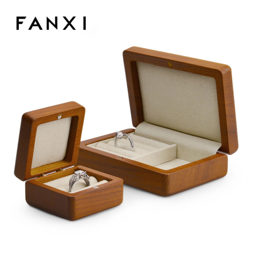 wholesale high end wooden ring jewelry box