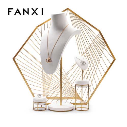 Luxurious jewelry display stand rack