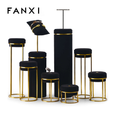 metal jewelry display stand set