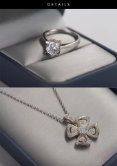 Luxury PU leather jewelry packing box
