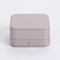 FANXI custom logo & colour leather jewelry packaging box with velvet inside