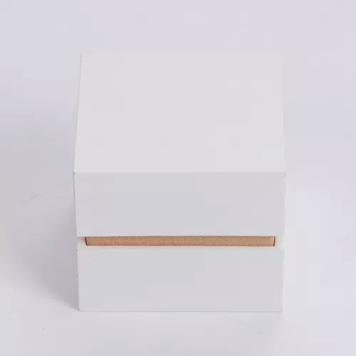 FANXI custom logo & colour leatherette jewelry packaging box with microfiber inside