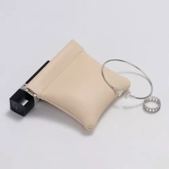 FANXI custom logo & colour leather jewelry pouch bag