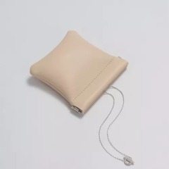FANXI custom logo & colour leather jewelry pouch bag