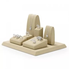 FANXI factory luxury microfiber jewelry display set
