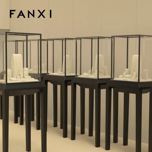 FANXI factory luxury microfiber jewelry display set