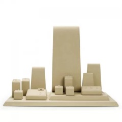 FANXI factory luxury microfiber jewelry display set