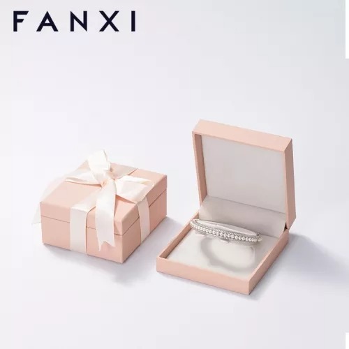 FANXI factory custom logo &amp; colour jewelry packaging box with outer packing