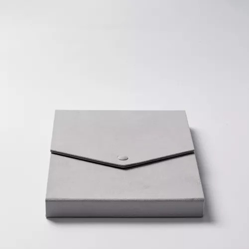 FANXI factory customize gray suede pad jewelry packaging bag
