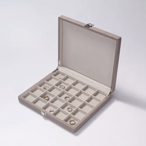 FANXI custom logo &amp; colour leather jewelry case