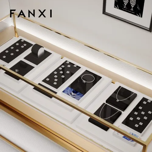 FANXI custom logo &amp; colour jewellery exhibitor