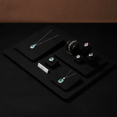 FANXI factory customize black jewelry display stand set