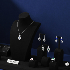 FANXI jewelry display counter_black jewelry stand_jewelry ring holder