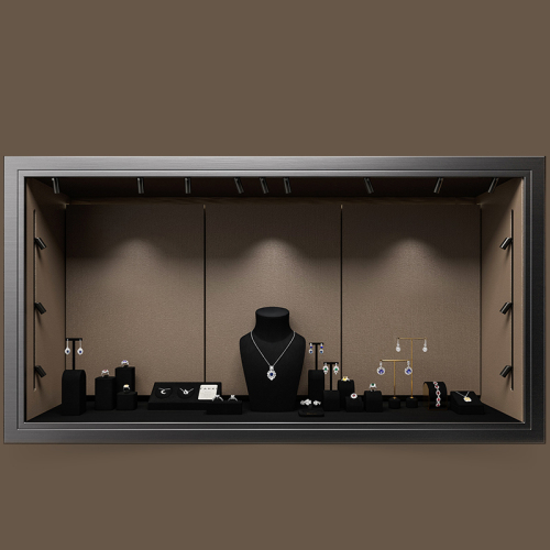 FANXI jewelry display counter_black jewelry stand_jewelry ring holder