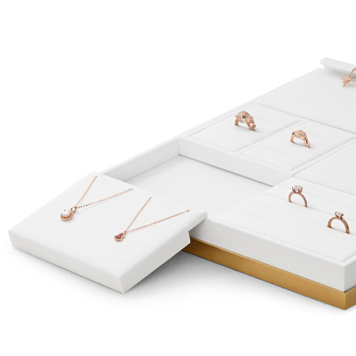 FANXI custom luxury jewelry display stand set