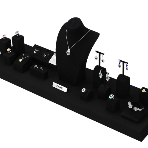 FANXI jewelry display counter_black jewelry stand_jewelry ring holder